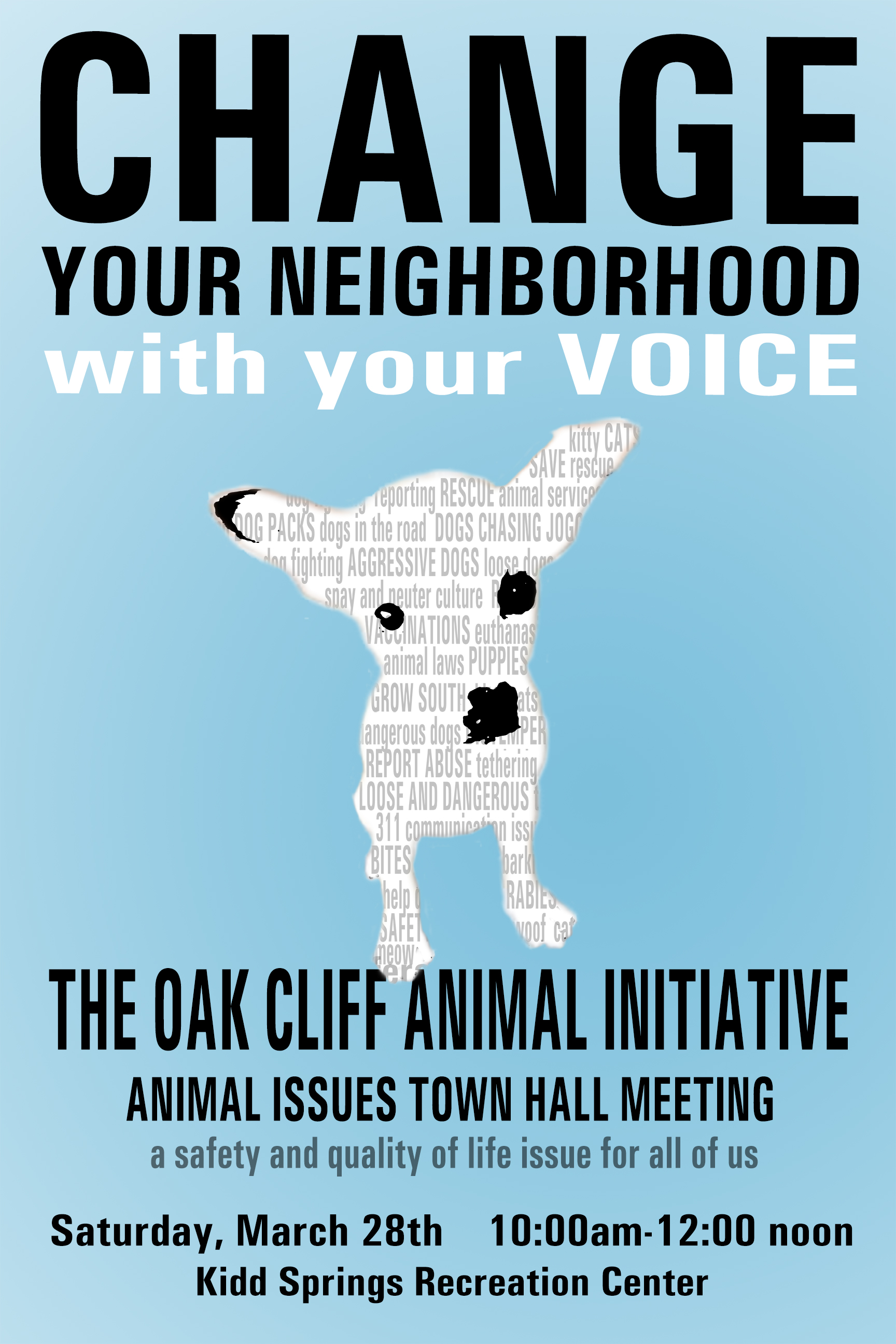 Gypsy Dog Ops » SAVE THE DATE – here comes the Second Annual Oak Cliff  Animal Initiative